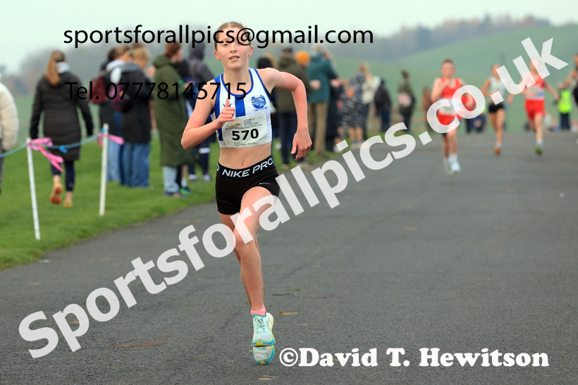 Boys and Girls Under-13s 2025 Heaton Memorial 10k Road Race, Newcastle Town Moor, Sunday, November 9th. Photo: David T. Hewitson/Sports for All Pics